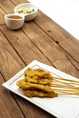 Pork Satay and Peanut Sauce