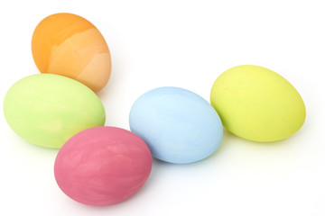 Easter Festival Backgrounds with colored eggs