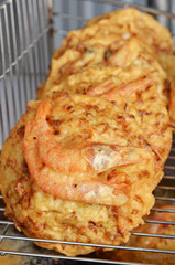 Fried shrimp patty
