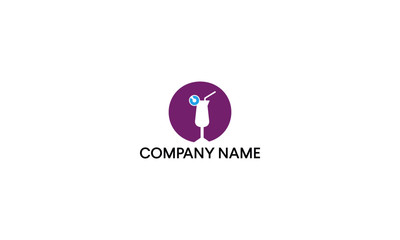 Drinking logo design
