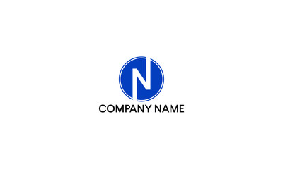 Letter N logo design