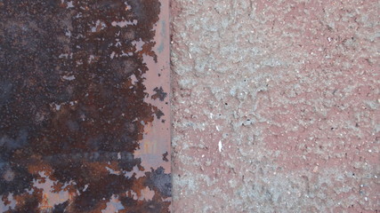 Texture of painted plas