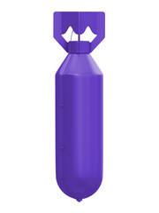 nuke or nuclear bomb from world war two isolated on a white background 3d rendering