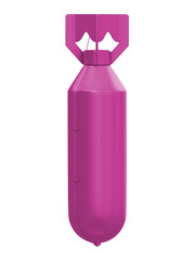 nuke or nuclear bomb from world war two isolated on a white background 3d rendering