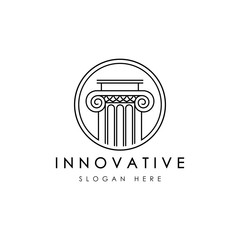 Law Firm,Law Office, Lawyer services, Vector logo template