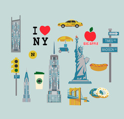 Icons by topic New York