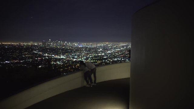 Couple at the Griffith Observatory