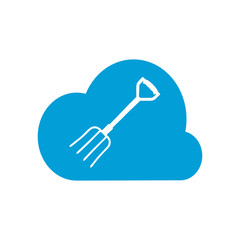 Garden forks. Vector Illustration