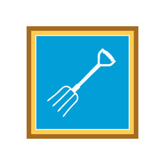 Garden forks. Vector Illustration