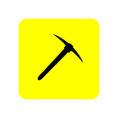 Pickaxe icon. Vector Illustration