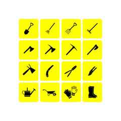 Tools icon. Flat vector icon set