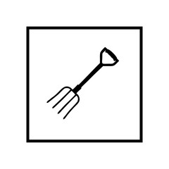 Garden forks. Vector Illustration