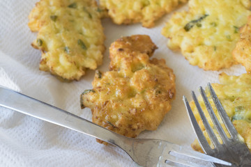 crispy vegetarian fritters