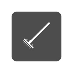 Garden rake. Vector Illustration