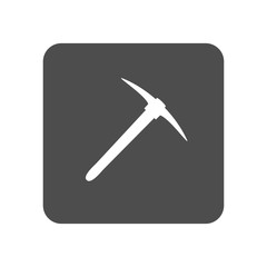 Pickaxe icon. Vector Illustration