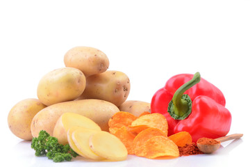 Chips from the best varieties of potatoes
