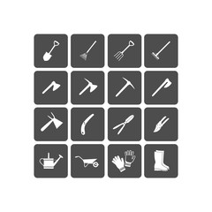 Tools icon. Flat vector icon set
