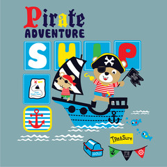 pirate cartoon vector