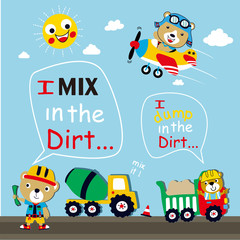 animla cartoon set vector