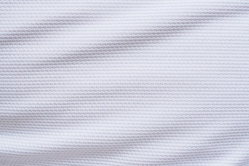 Obraz premium White football jersey clothing fabric texture sports wear background