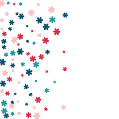 Festive Background with Colorful  flowers. Feminine Pattern for Postcard, Print, Banner or Poster. Small Pretty  flowers For Party Decoration, Wedding, Birthday or Anniversary Invitation. 