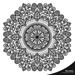 Mandala Contemporary Style Decorative Elements