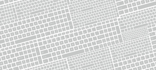 Seamless pattern with computer keyboard keys