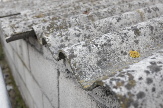 eternit plates in the city center