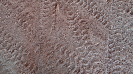 The texture of frozen mud.