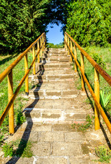 old steps