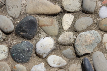 Background of sea stones