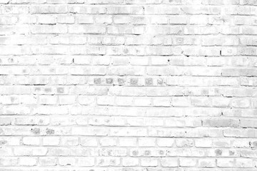 Abstract weathered texture stained old stucco light gray and aged paint white brick wall background...