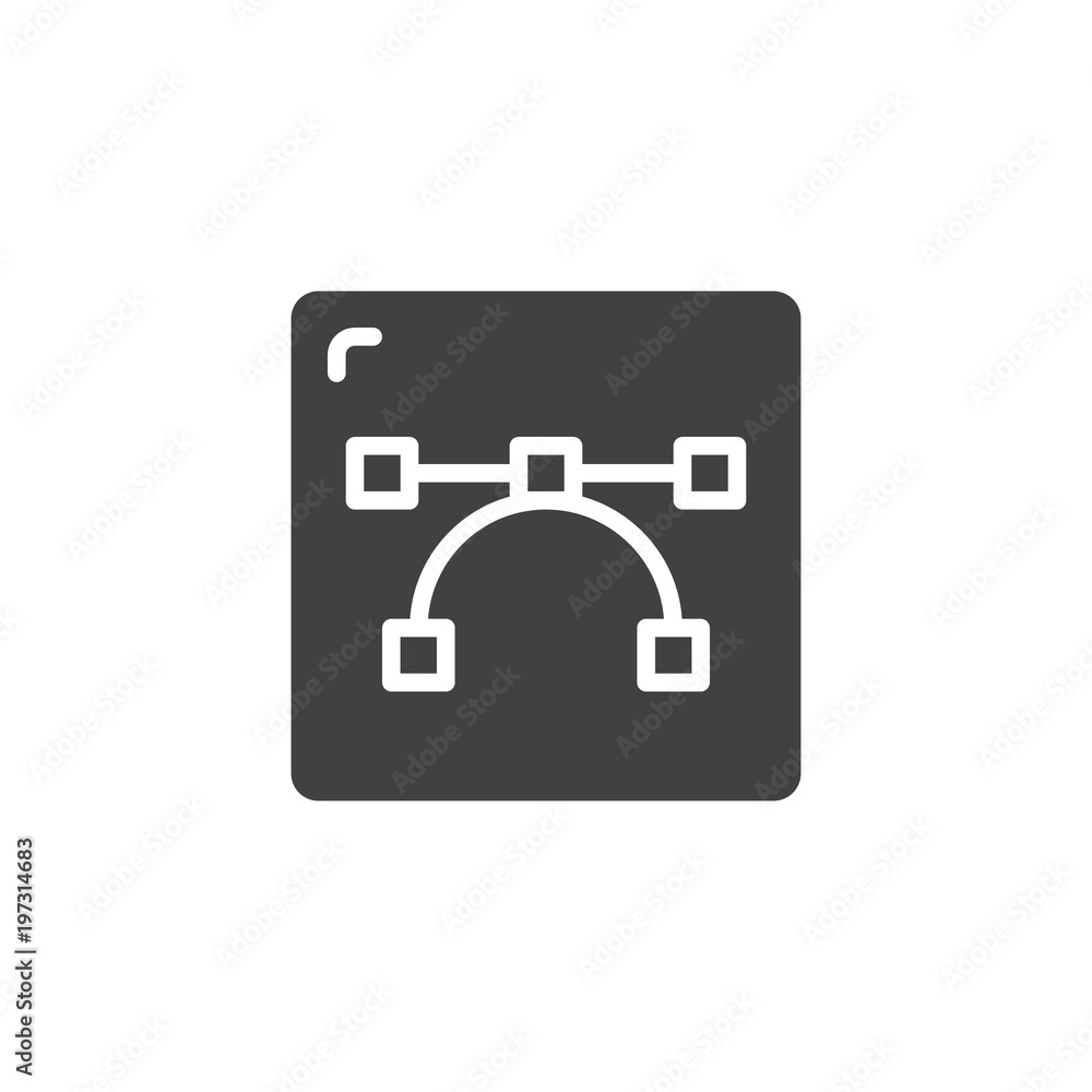 Fototapete vector graphics vector icon. filled flat sign for mobile concept and web design. simple solid icon. 