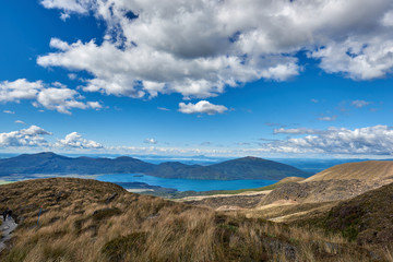 Views along the trail of the Tongariro Alpine Crossing, New Zealand