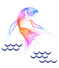 Abstract modern illustration