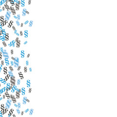 Gray Blue Paragraphs Side Cover