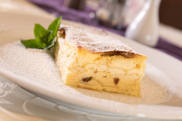 curd cheese strudel
