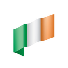 Ireland flag, vector illustration