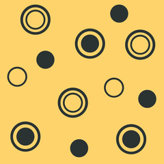 Background yellow with black circles1
