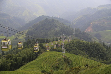 Chinese rice terraces