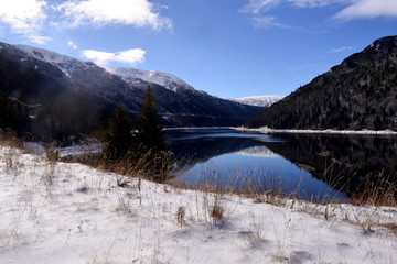 lake in the mountains