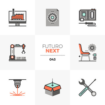 Fabrication Lab Futuro Next Icons