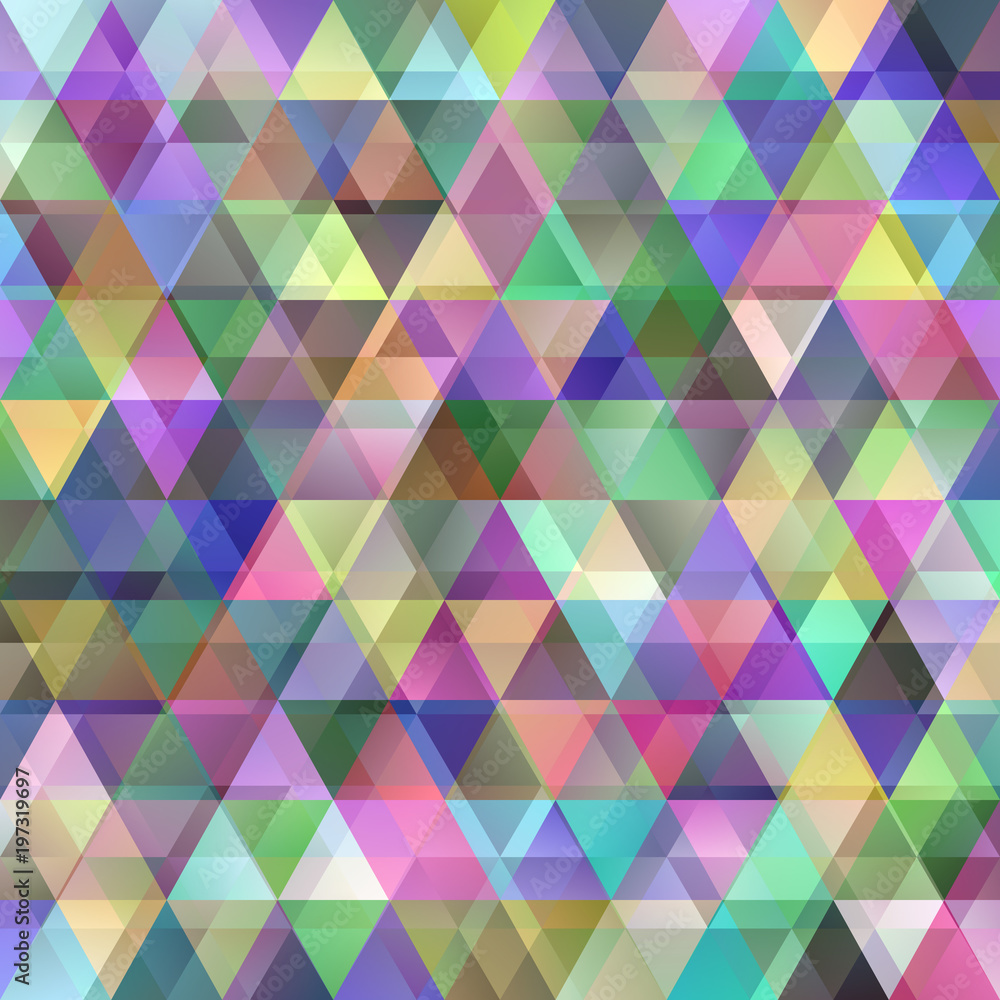 Poster geometrical abstract double triangle polygon background - vector graphic design