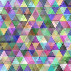Geometrical abstract double triangle polygon background - vector graphic design