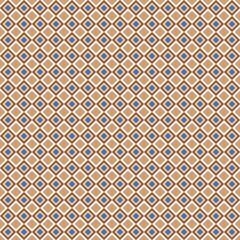 Geometric seamless pattern with color diagonal squares