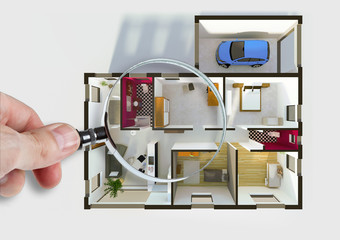 Audit diagnostic et plan intérieur d'une maison appartement