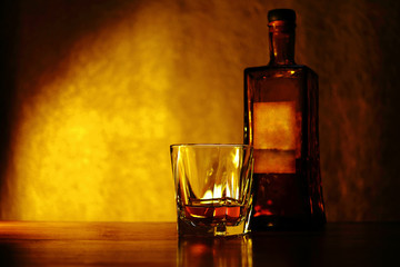 ウイスキー、ブランデー、お酒のイメージ