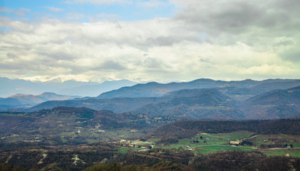 Landscape in Bellmunt, Catalonia, Spain