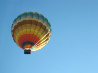 bunter heissluftballon
