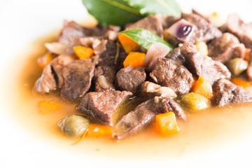 Stufato di fegato di maiale, Stewed Pork Offal 